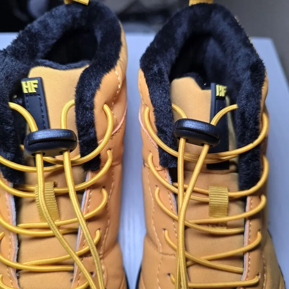 Hike Footwear Vindra Flex Barefoot Winter Shoes Yellow EU 36 Non-Slip Fleece New